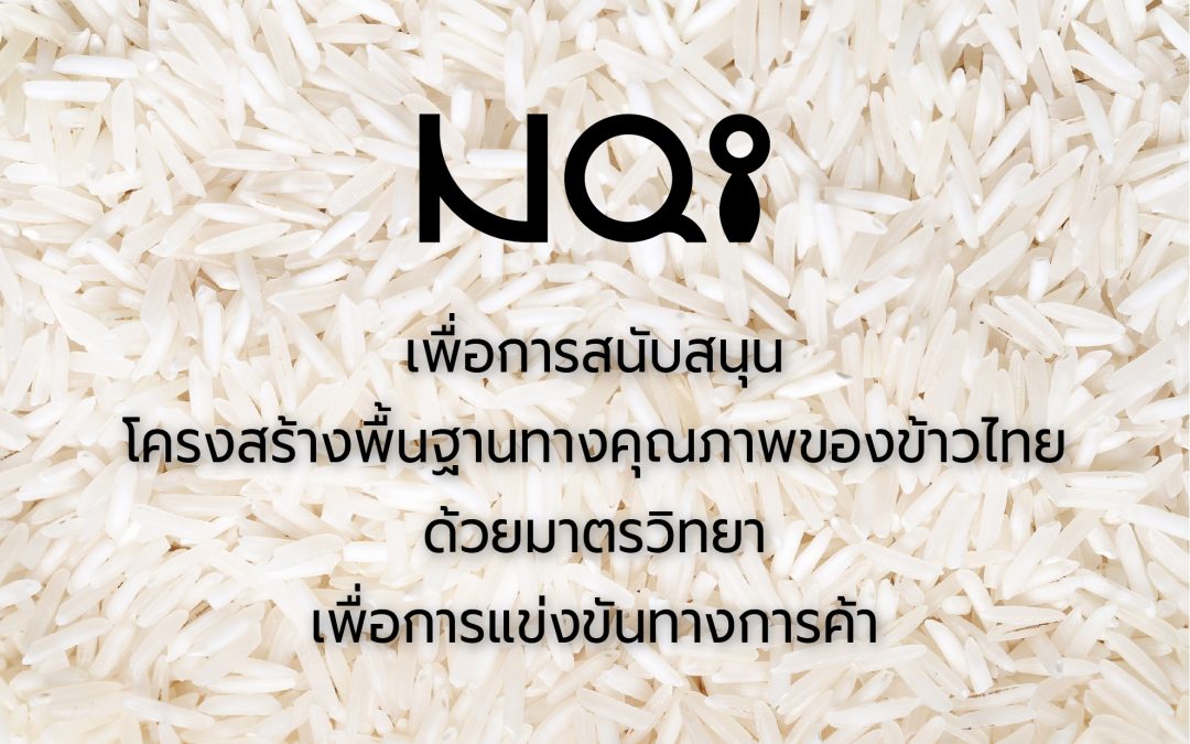 VDO: NQI เพื่อการสนับสนุนโครงสร้างพื้นฐานทางคุณภาพของข้าวไทย